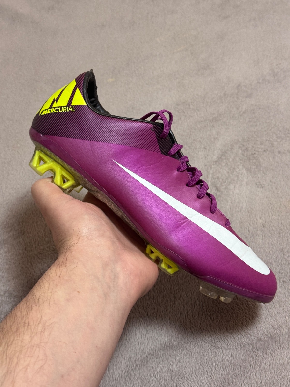 Vintage Nike Mercurial Vapor VII FG Elite Soccer Cleats 441976-547 US 8.5 / EUR