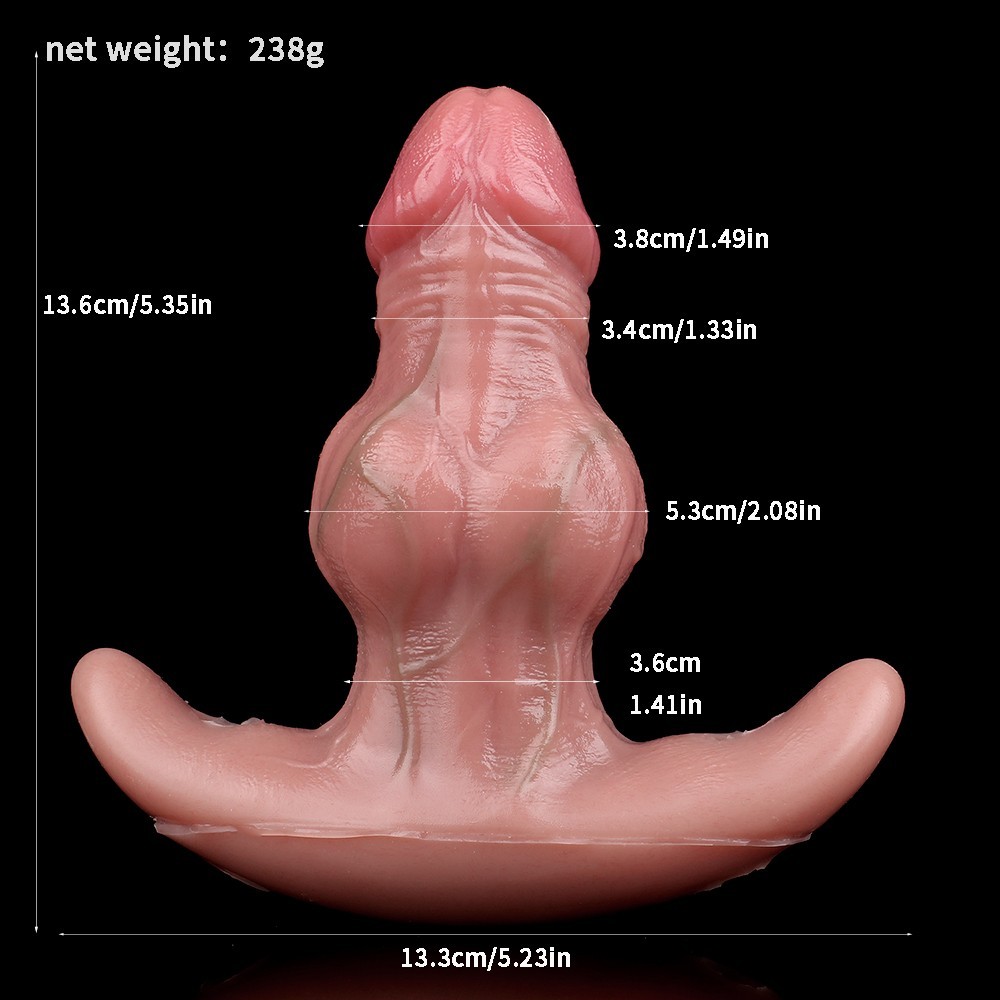 Thick Anal Dilator Butt Plug Liquid Silicone Knot Dildos Adult Anal Sex Toys USA