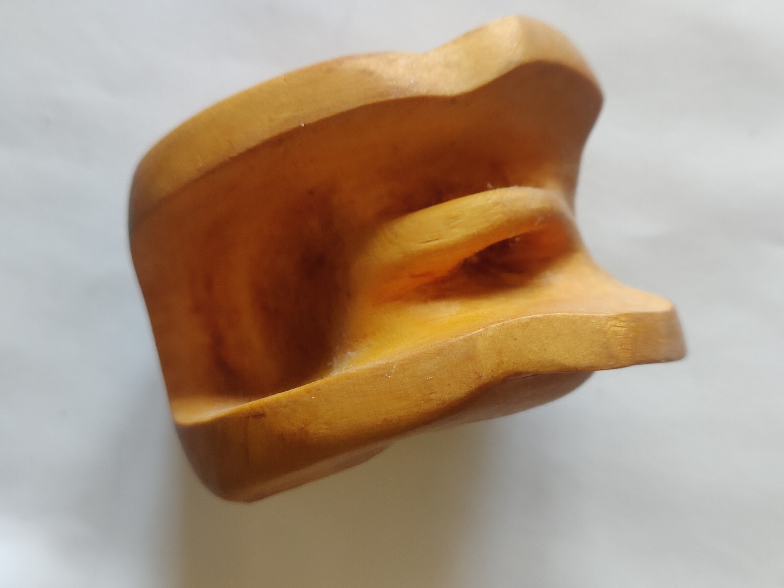 NORTHWEST COAST BEAVER NECKLACE MASK BY MASTER CARVER LEO JACOBS SR MASK BY