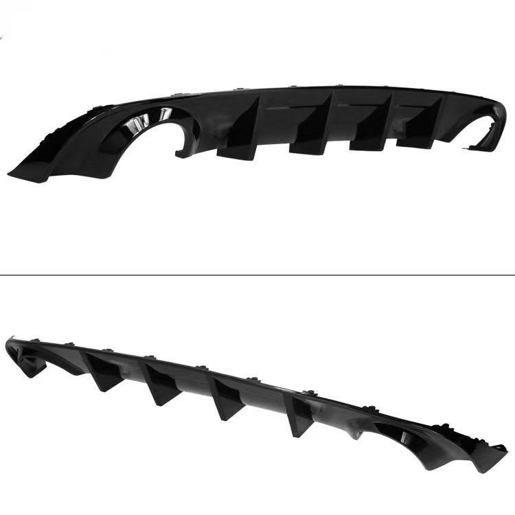 Rear Bumper Diffuser Lip Gloss Black For 2015-2023 Dodge Charger R/T SE SXT