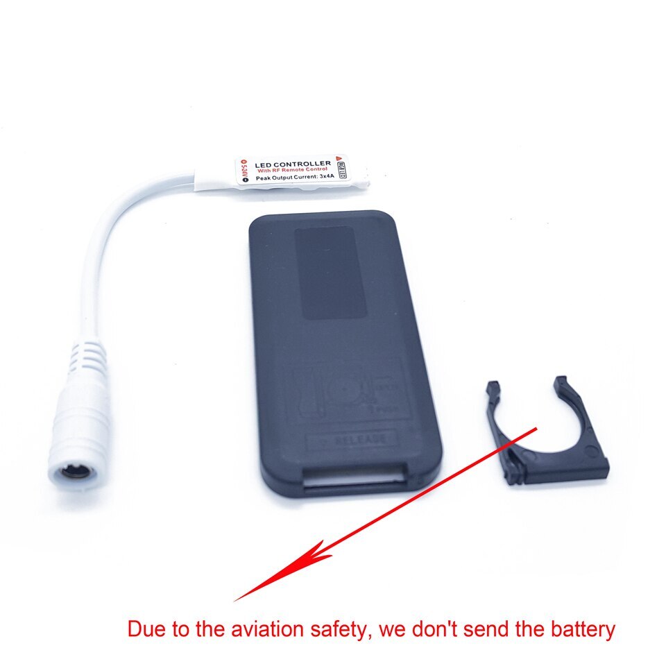 RGB LED Light Roll Strip Remote Control Wireless Controller Receiver 12VDC 4-Pin