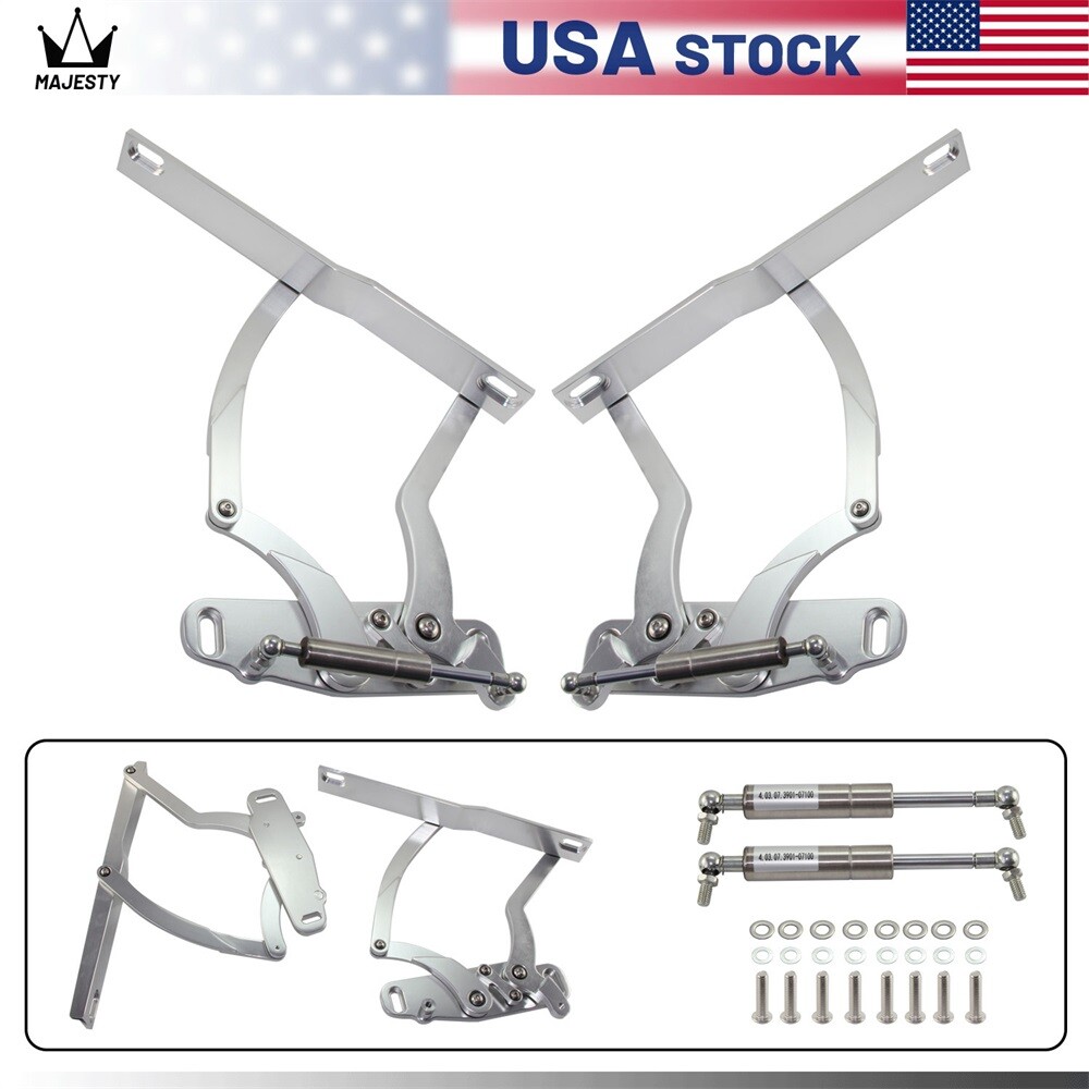 Billet Hood Hinge Kit Pair For Chevrolet Camaro & Pontiac Firebird 1970-1981