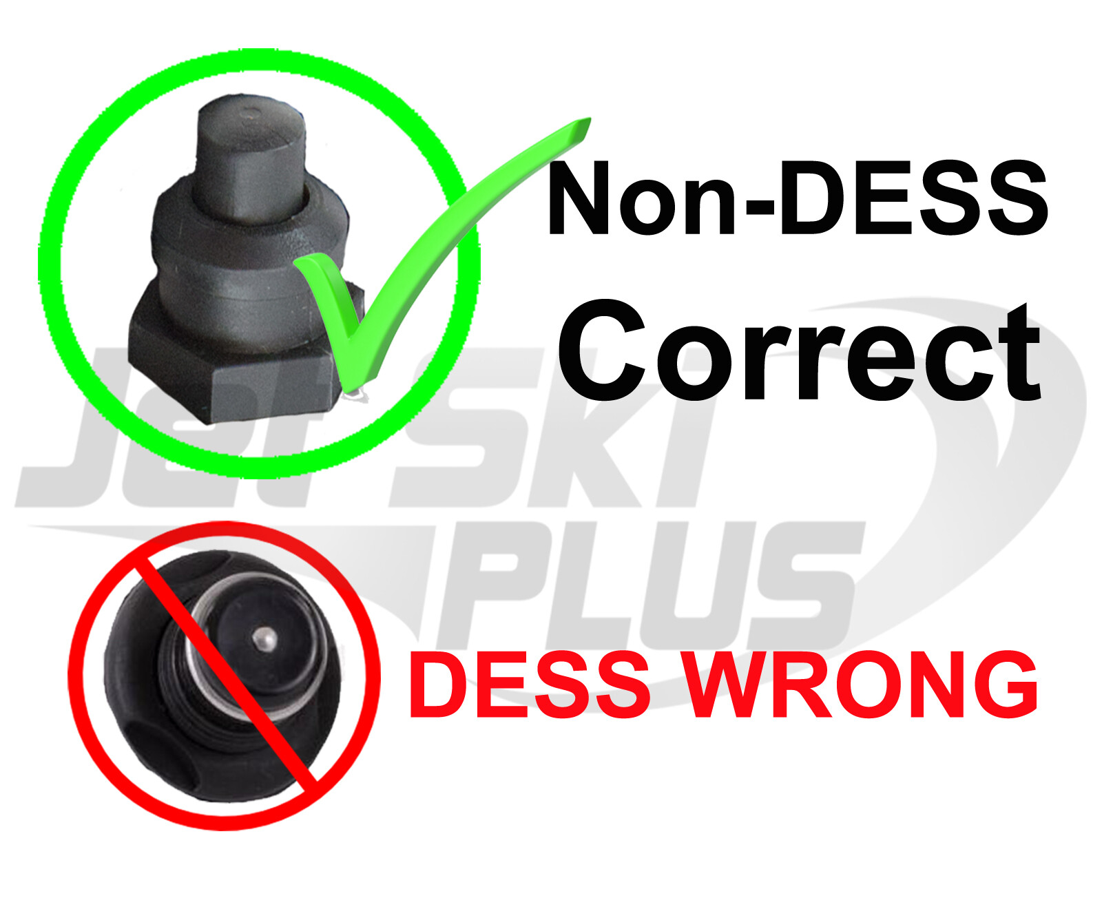 SeaDoo Clip-on Non DESS High-Vis Yellow Lanyard Safety Tether Key Floating