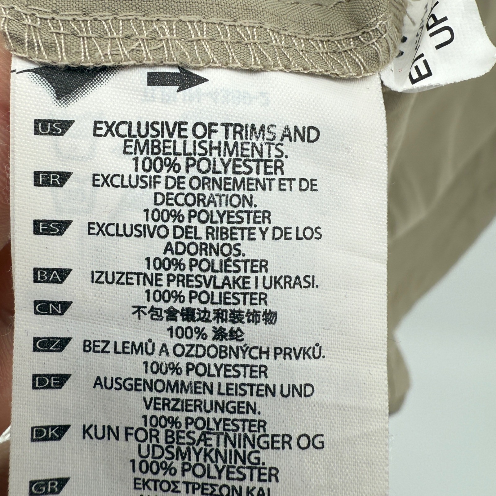 5.11 Tactical Men's Extra Large Khaki Short Sleeve Utility Shirt Zip Pocket