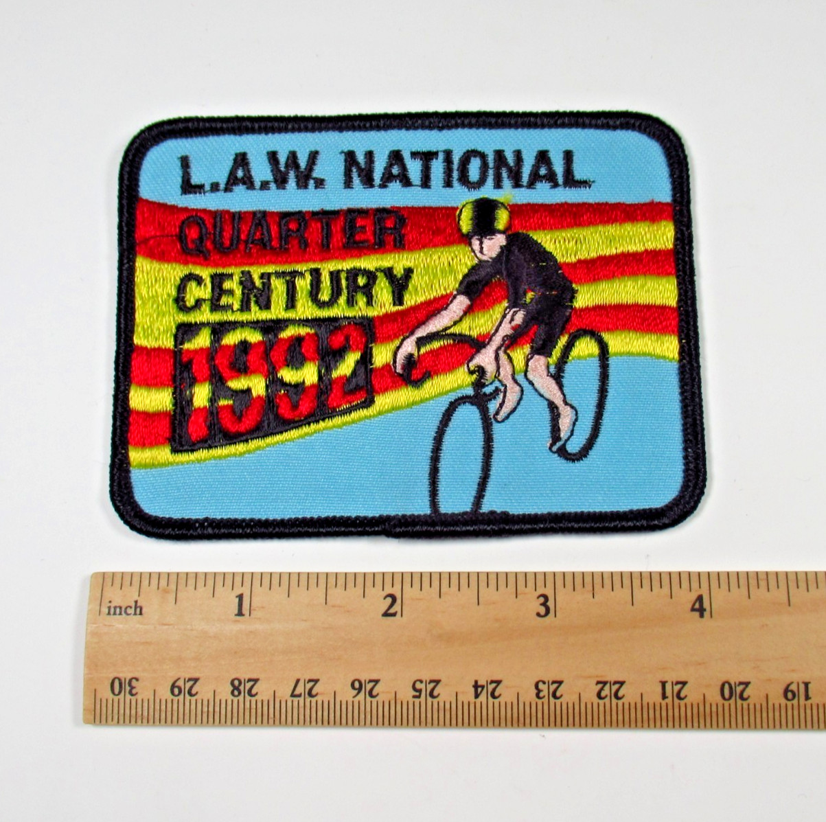 League of American Wheelmen National Quarter Century 1992 Vintage Patch