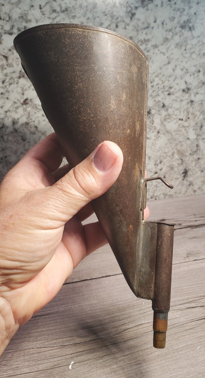 WWI British Trench Lantern Fueling Funnel Handy Funnel Aldershot England