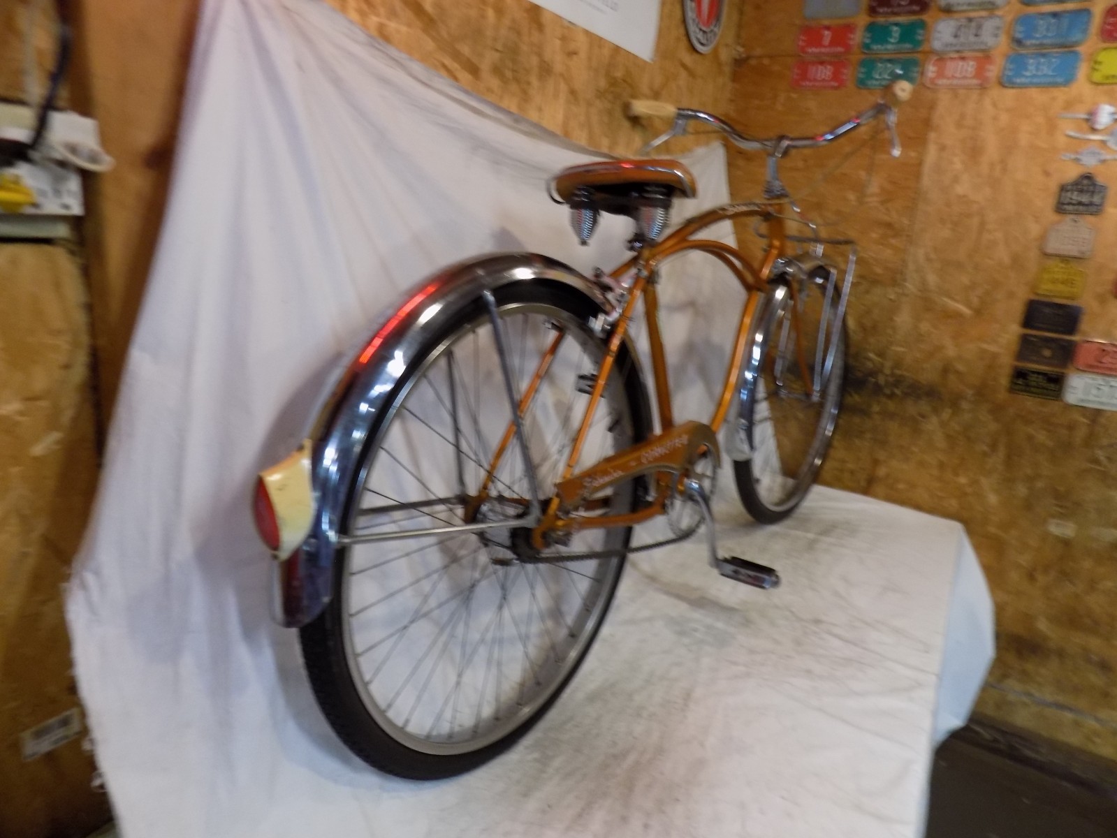 1965 SCHWINN CORVETTE II MENS 3-SPEED COPPERTONE CRUISER BIKE JAGUAR PANTHER S7!