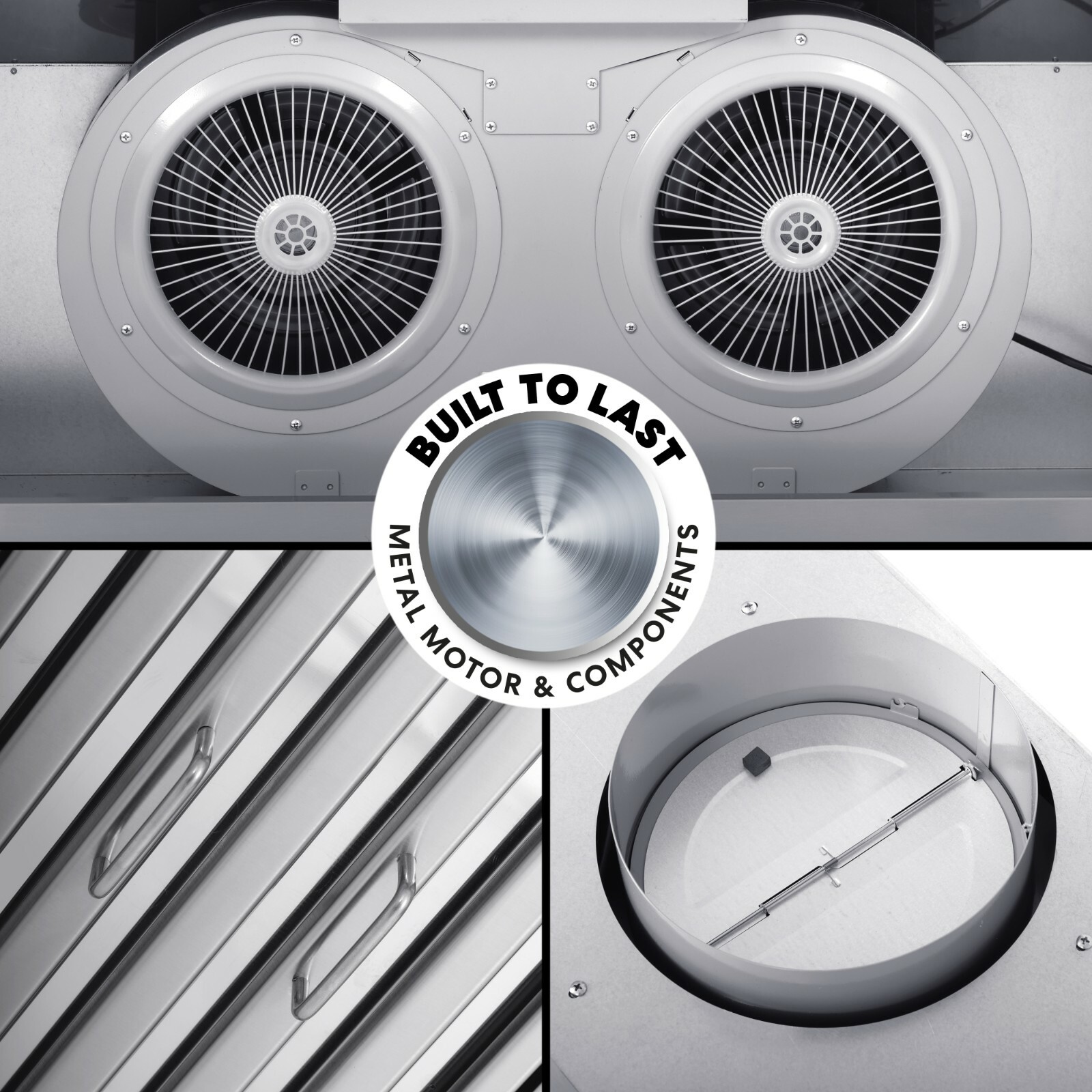 30 In. Under Cabinet Range Hood (OPEN BOX) 500 CFM, Stainless Steel LCD Controls