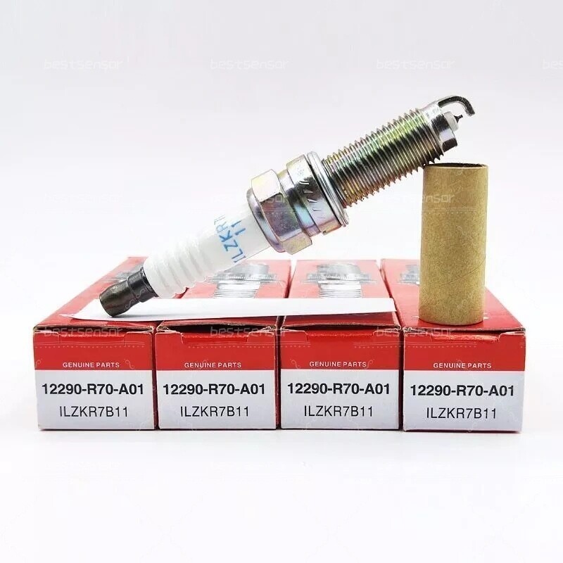 6PCS Genuine OEM NGK Iridium Spark Plugs For Honda 12290-R70-A01 ILZKR7B11
