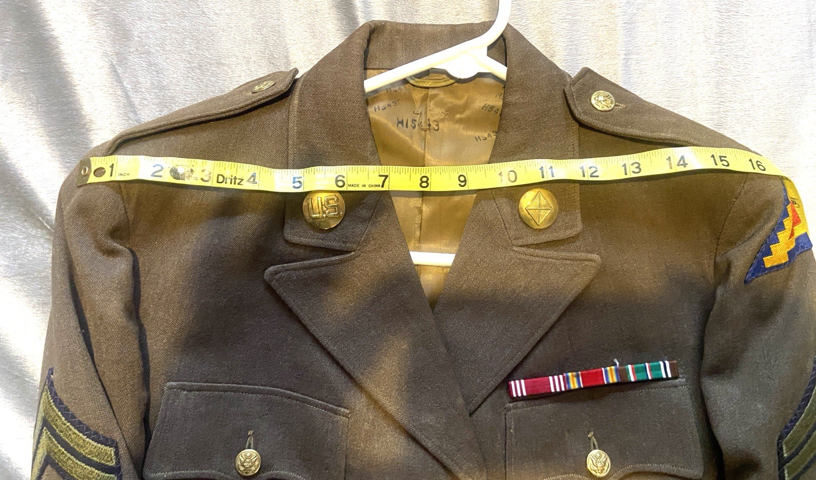 WWII WAC Uniform Jacket & Matching Skirt 7th Army Corporal