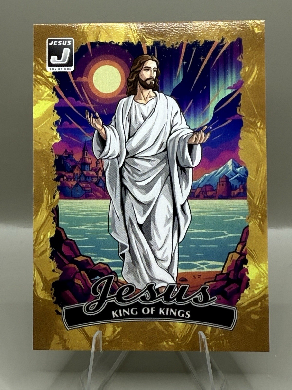 Jesus Custom Card Downtown Nazareth New Gold Design King Of Kings Free Shipping