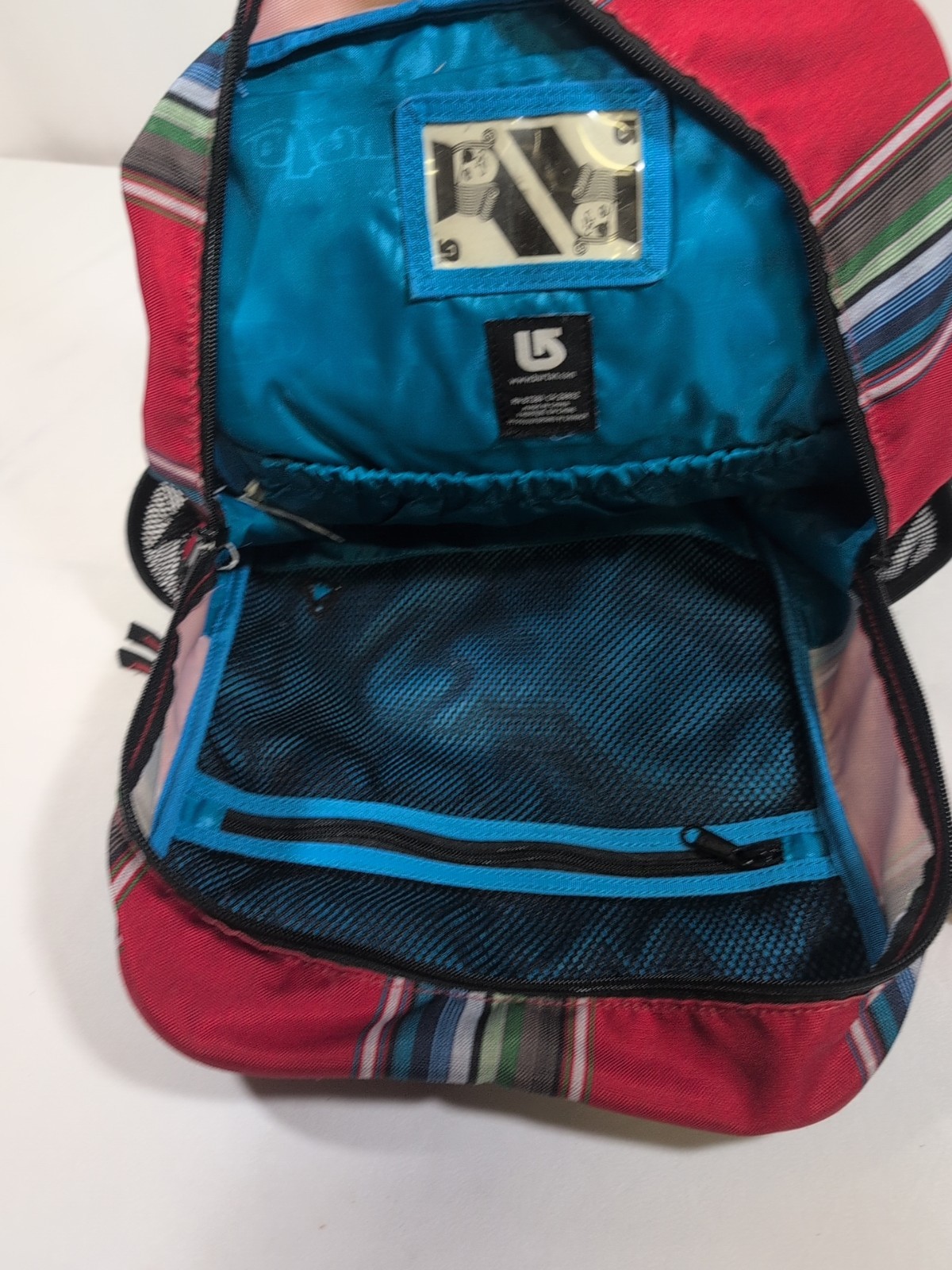 Burton Stripped Backpack Daypack 16x12 Small Nice Used Condition