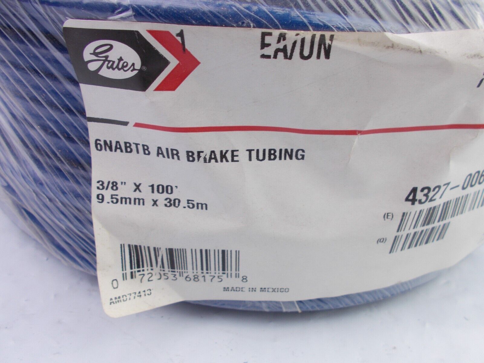 Nylon Air Brake Tubing Gates H30062-06 3/8" x 100'
