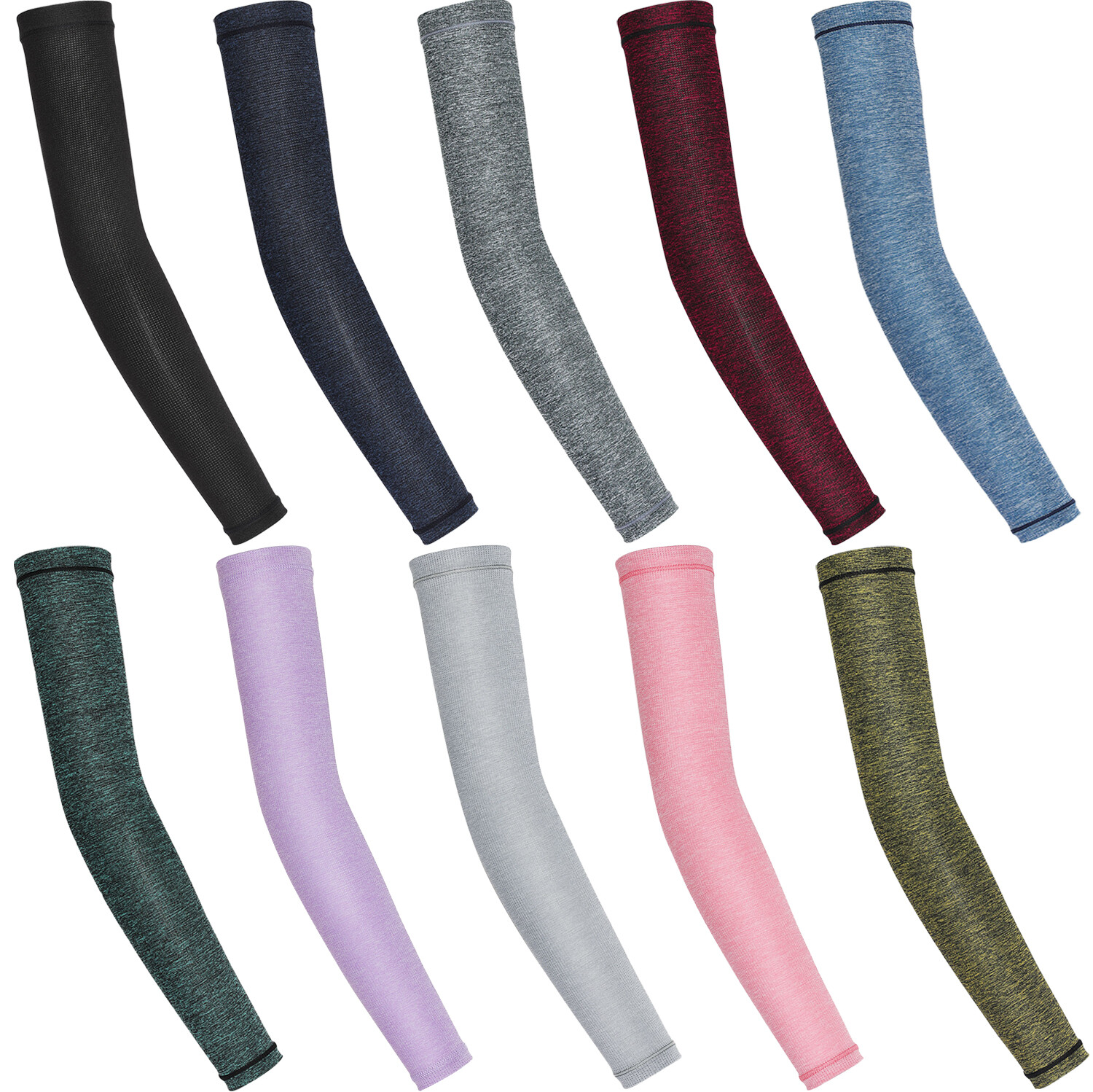 Sun Protection Arm Sleeves for Men Women Tattoo Cover Up - Cooling Sports Sleeve