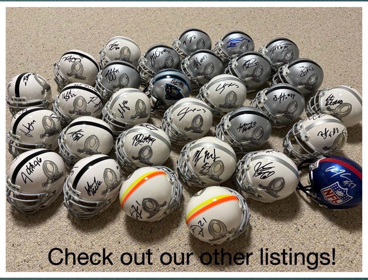 2004 NFC PRO BOWL TEAM SIGNED AUTOGRAPHED FOOTBALL-COACH ANDY REID CHAMP BAILEY