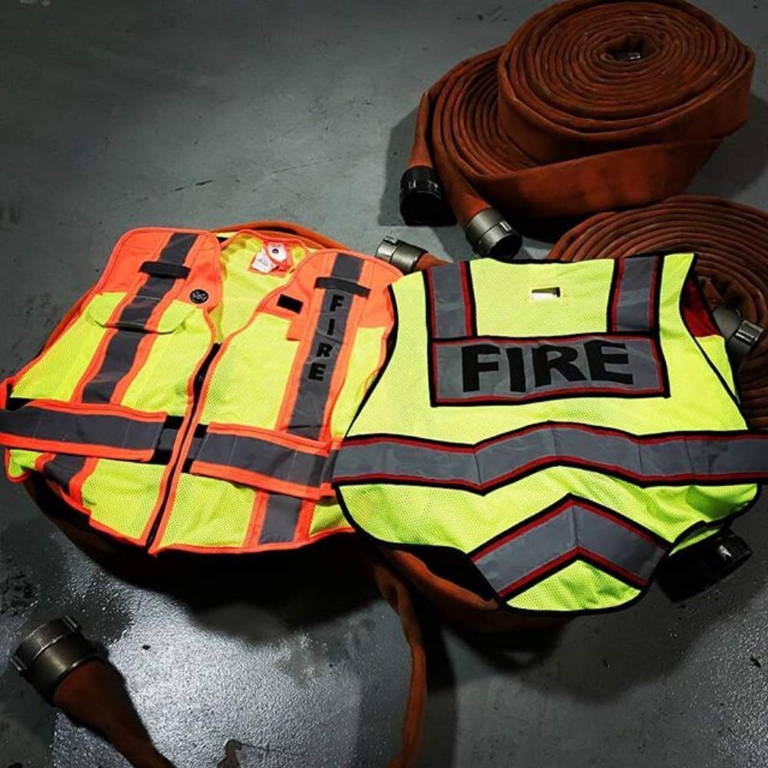 FIRE NINJA - Ultrabright Safety Fire Vest | Class 2 Reflective - High Visibil...