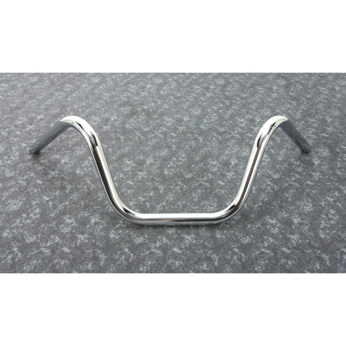 Wyatt Gatling Chrome 8" Buckhorn 1" Handlebar without Indents - 31-0026S