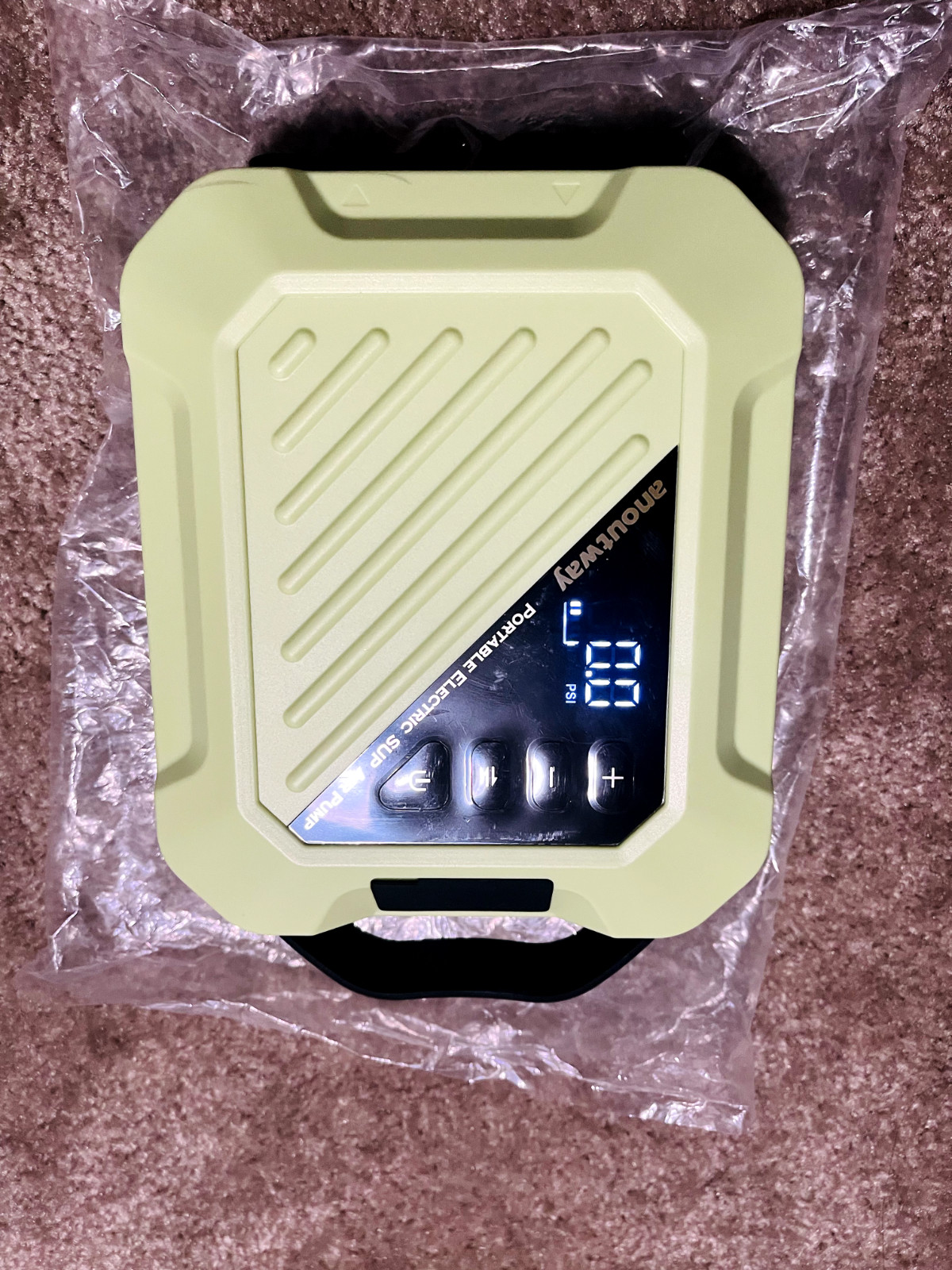 Anoutway 20PSI Electric SUP Air Pump | Inflator for Paddle Board, boat, kayak