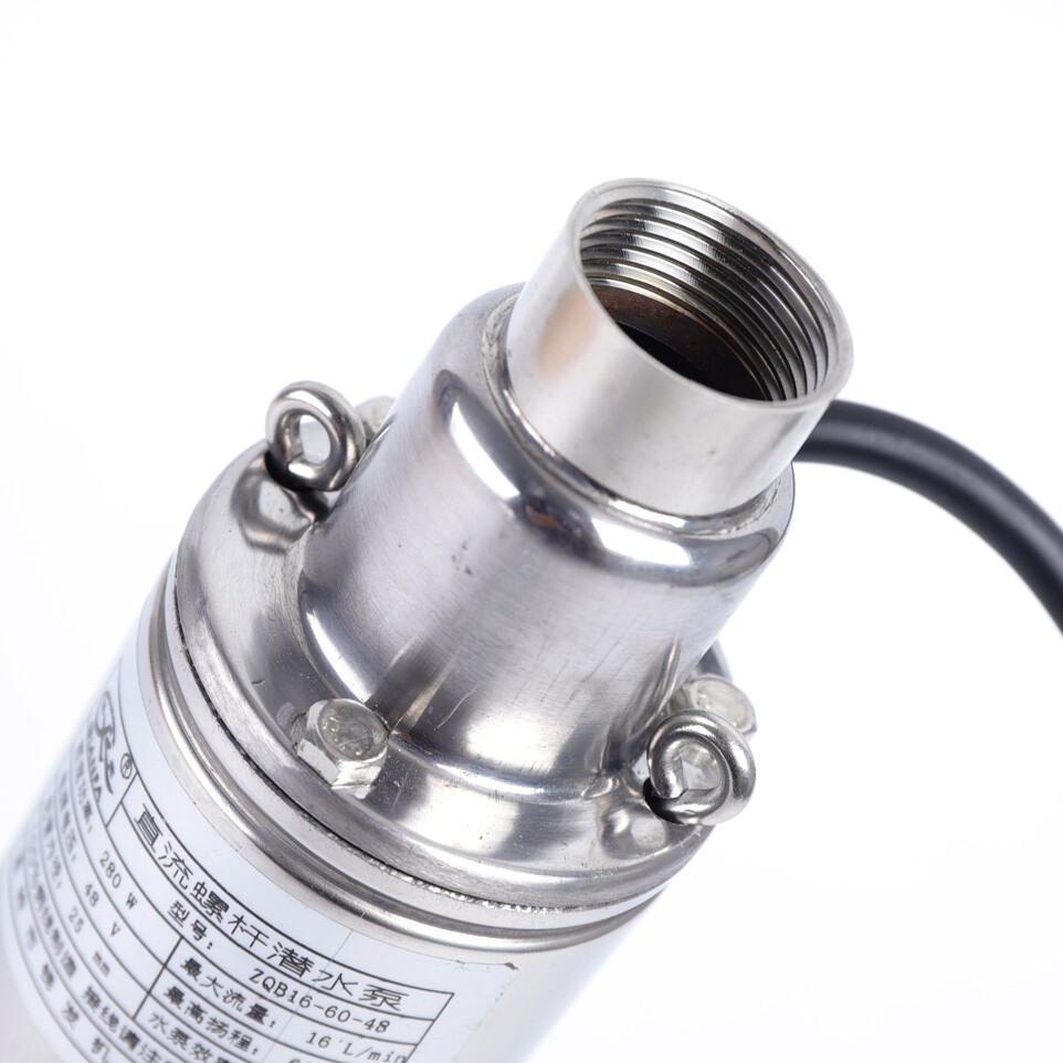 DC 48V Bore Hole Solar Powered Water Pump Submersible Farm Deep Well Water Pump