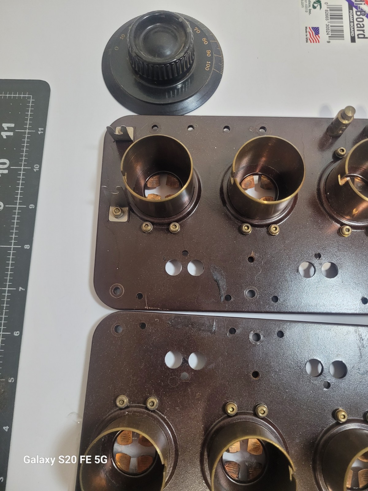 Atwater Kent Radio Parts Dial Breadboard Screws & tag Lot Antique 1920s