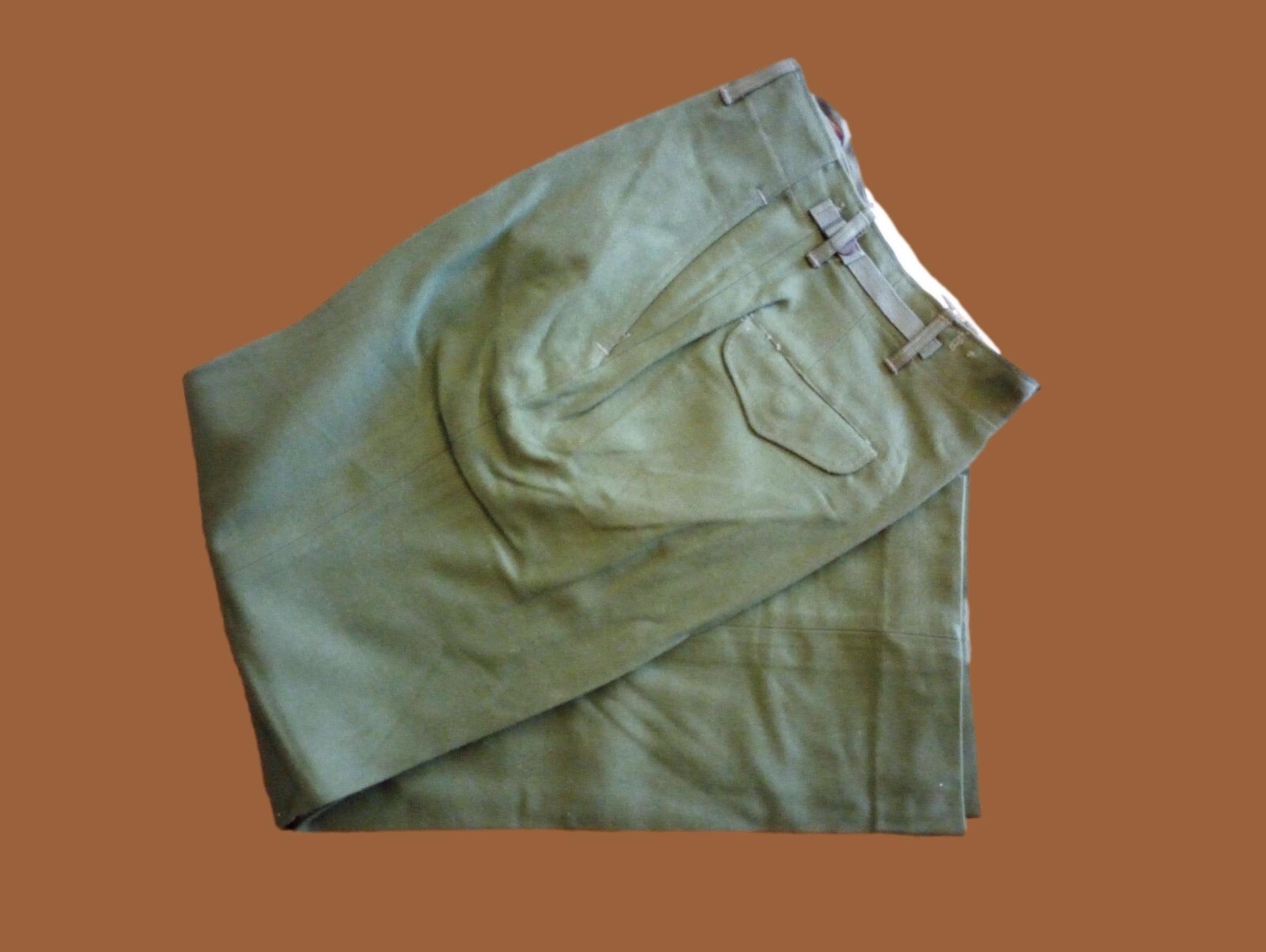 GENUINE U.S MILITARY M-51 MODEL 51 WOOL FIELD PANTS OD GREEN SMALL REGULAR 1951