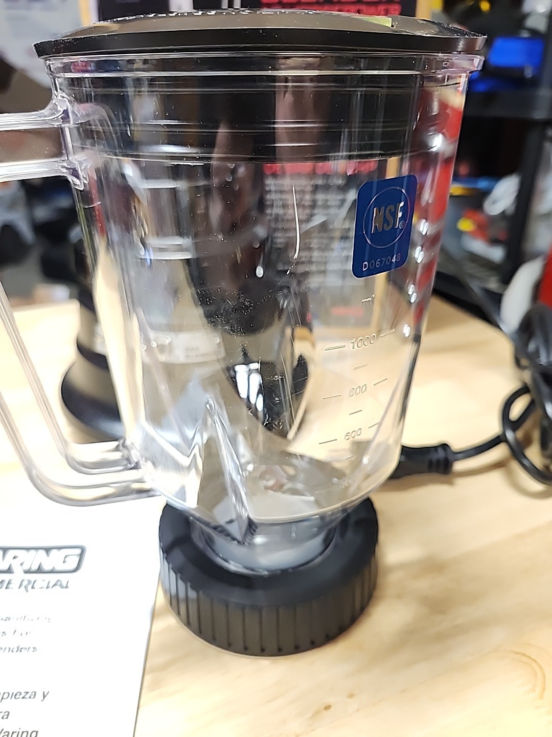 New Open Box Waring Commercial Bar Blender BB150 48 OZ, 2 Speed PLEASE READ