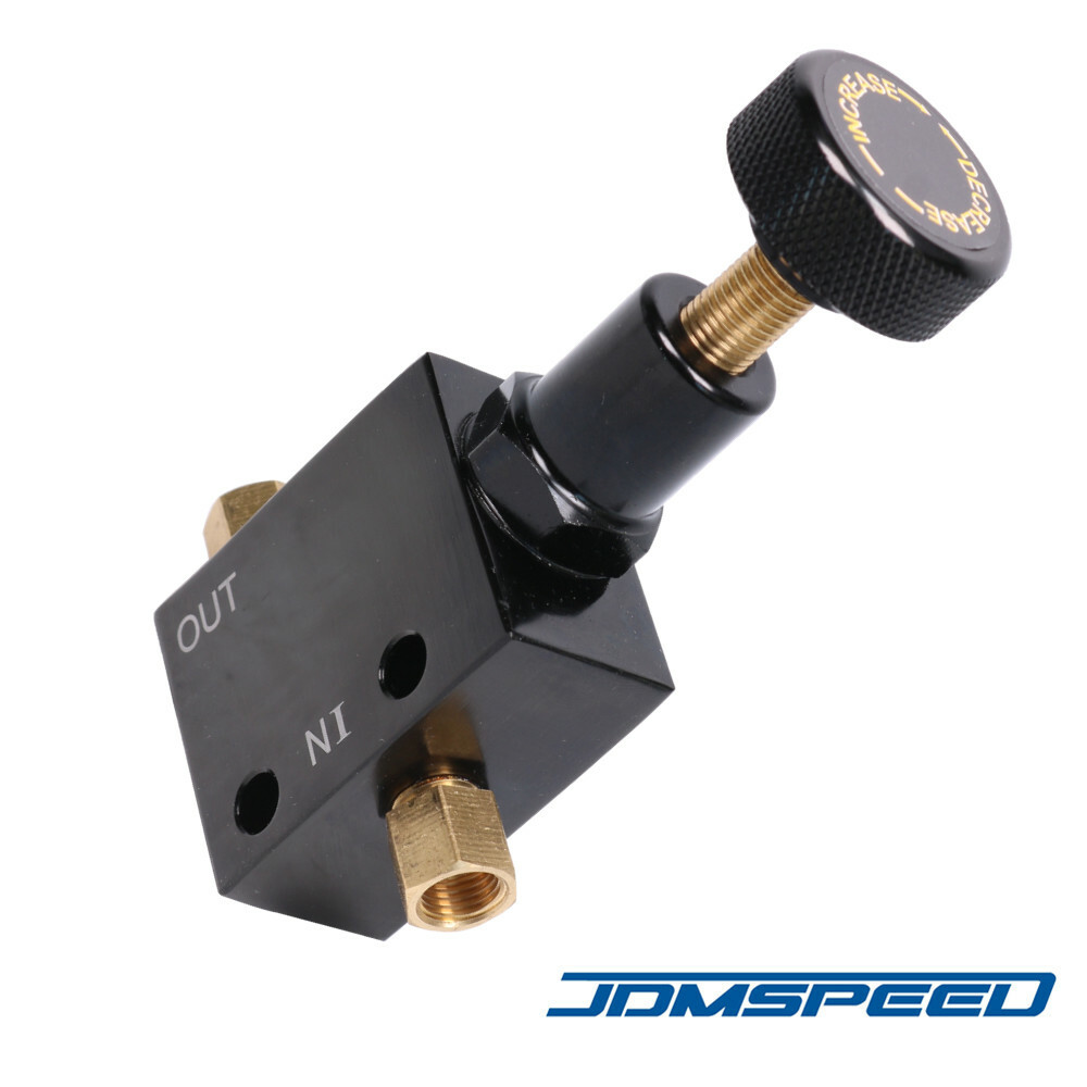 New Aluminum Knob Adjustable Disk Brake Proportioning Valve Universal Type