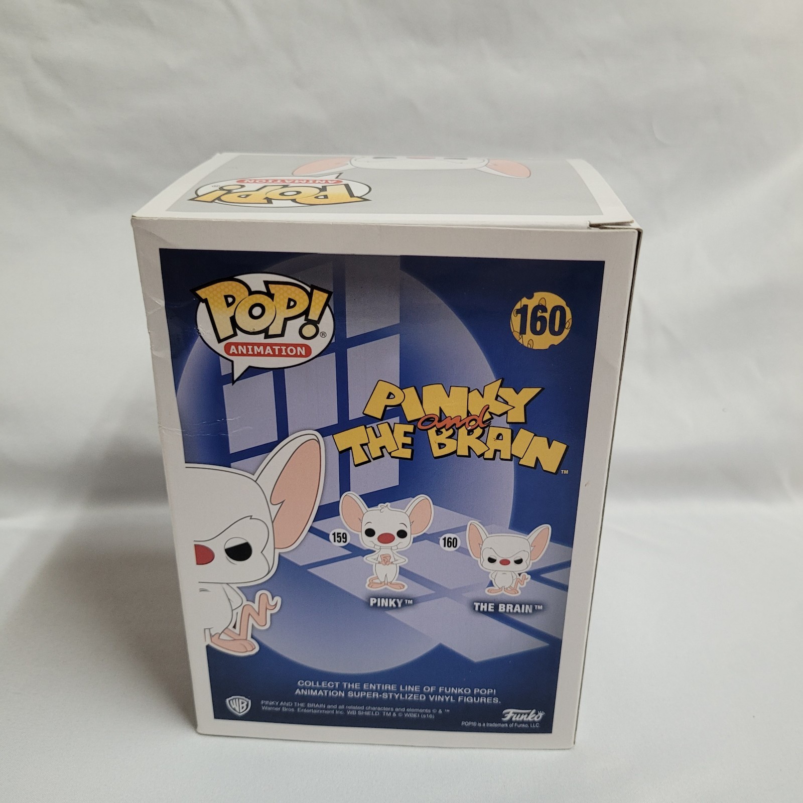 Maurice Lamarche Signed Pinky And The Brain Funko POP! #160 Vinyl Autograph