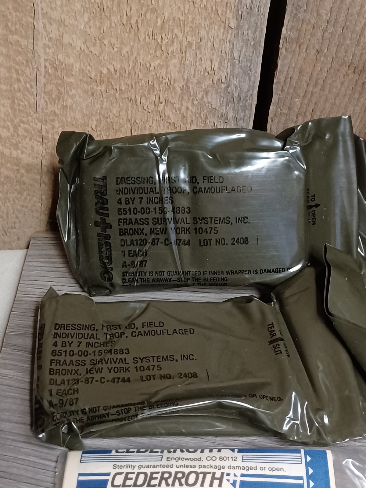 Vintage Military First Aid Kit