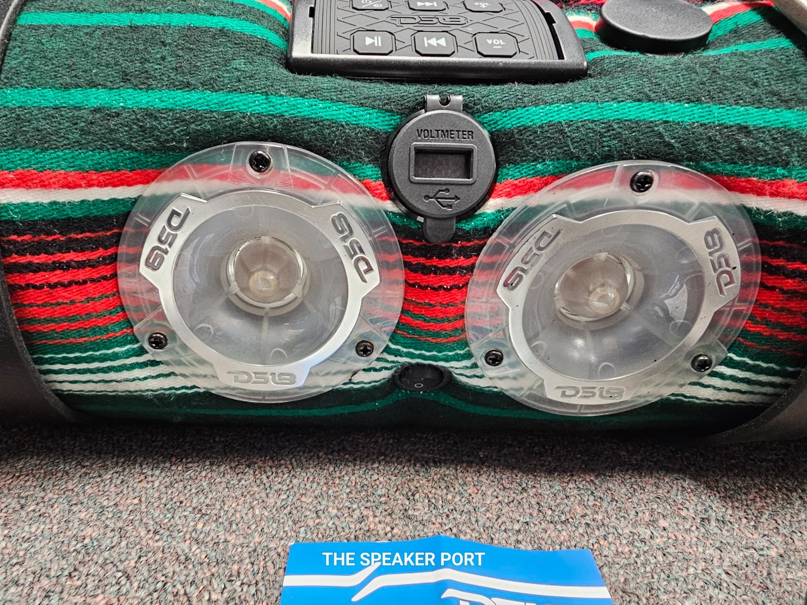 6" Bedroll - DS18 Marine Speakers, 2/2 Horn Tweeters, 1800W 4ch Amp, Bluetooth