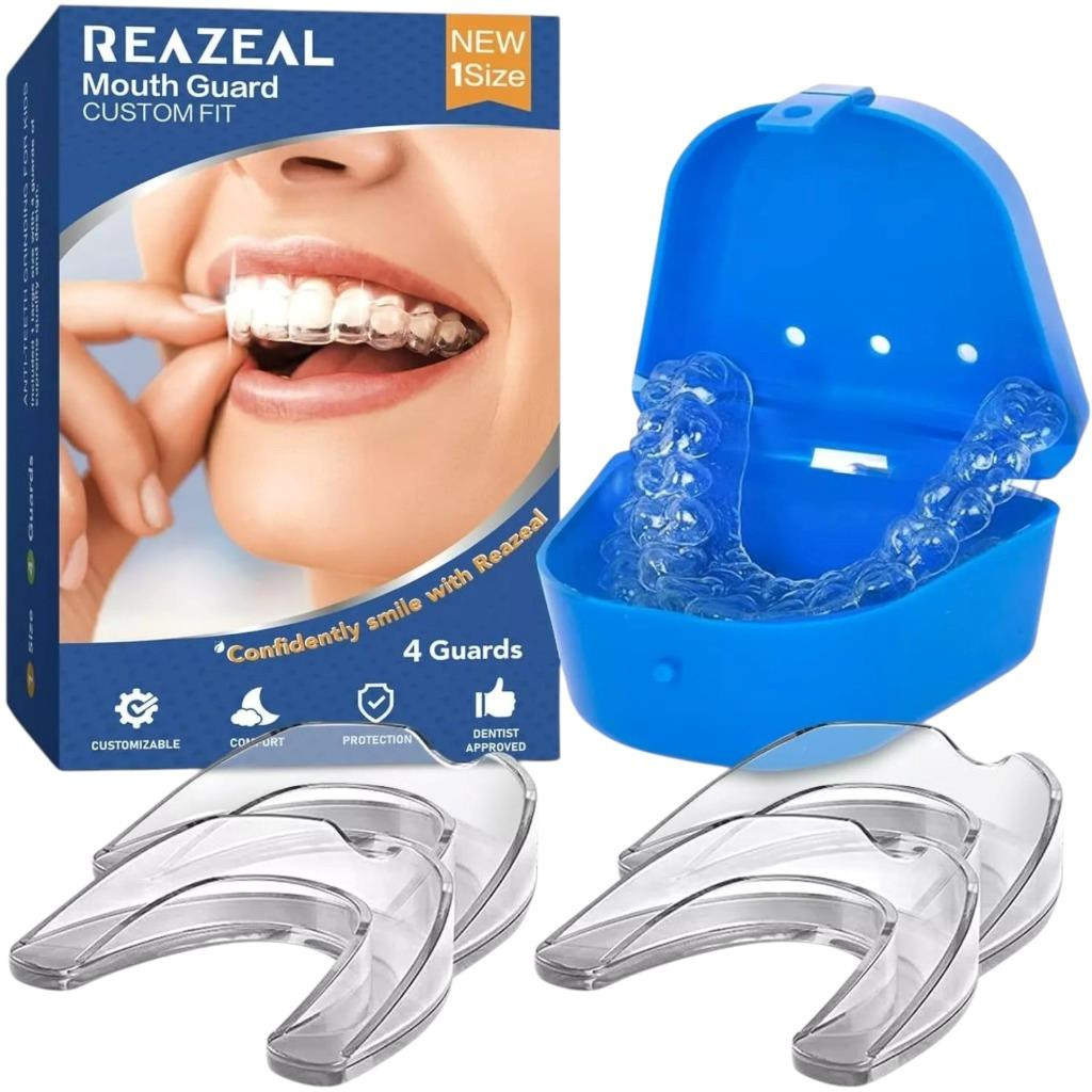 (12-Pack) Versatile Mouth Guards Teeth Grinding, Sports & Whitening Custom Fit