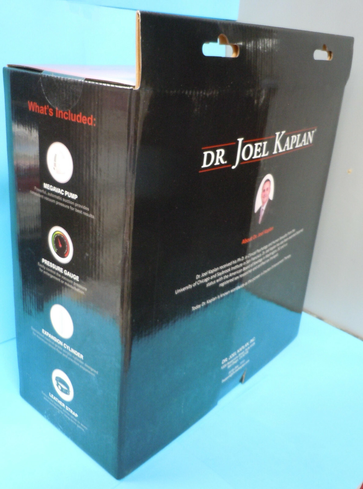 ~ Megavac Electric Penis Enlargement Pump ~ Dr Joel Kaplan ~ Medium Size 9"x2" ~