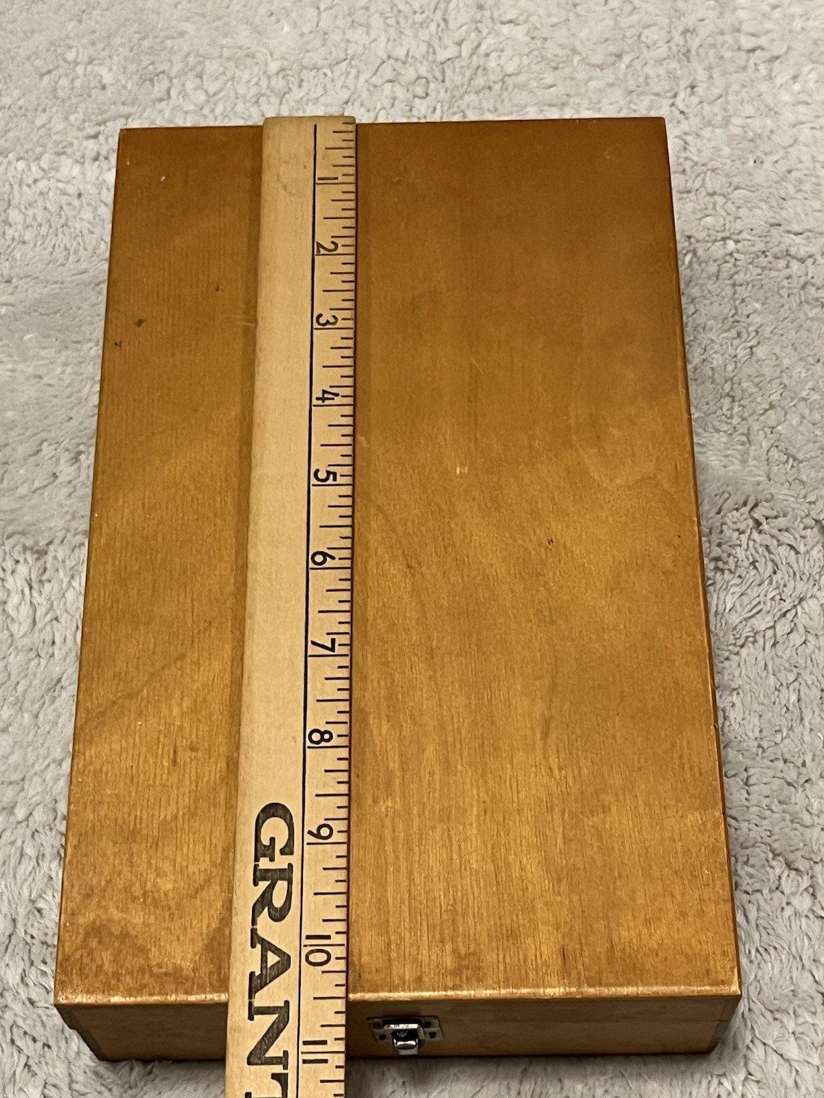 Vintage Wooden Microscope Slide Box Makres-Diakasten - Holds 100 Slides