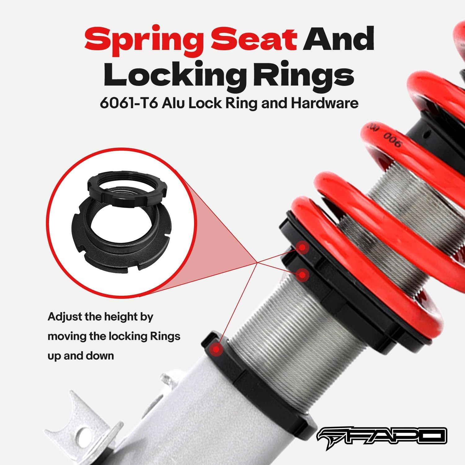 Coilovers Compatible with Honda Civic 06-11 FG/FA/FD Series Adjustable Height