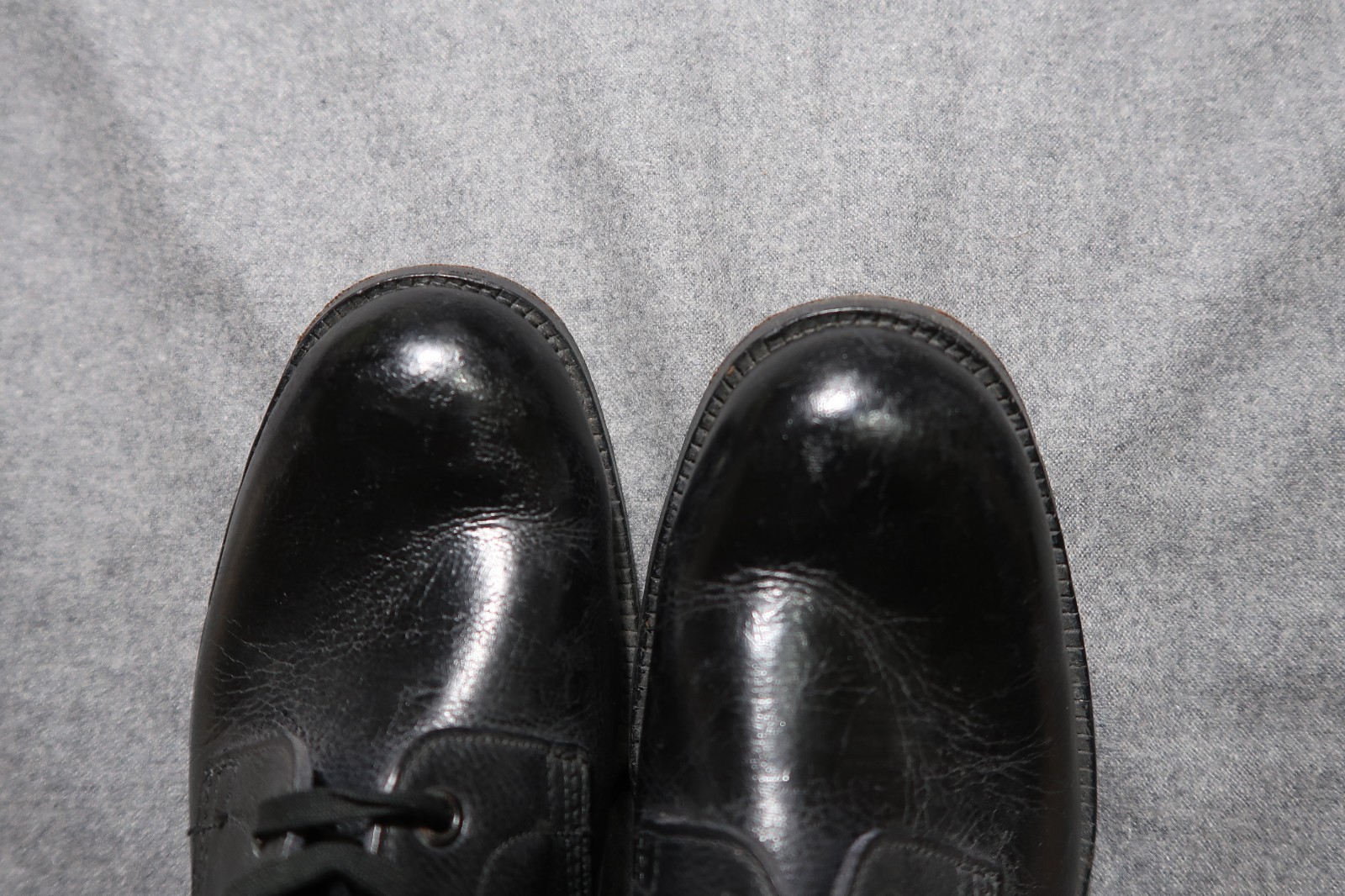 WW2 BRITISH ARMY AMMO BOOTS HOBNAILED LEATHER SOLES SIZE 9