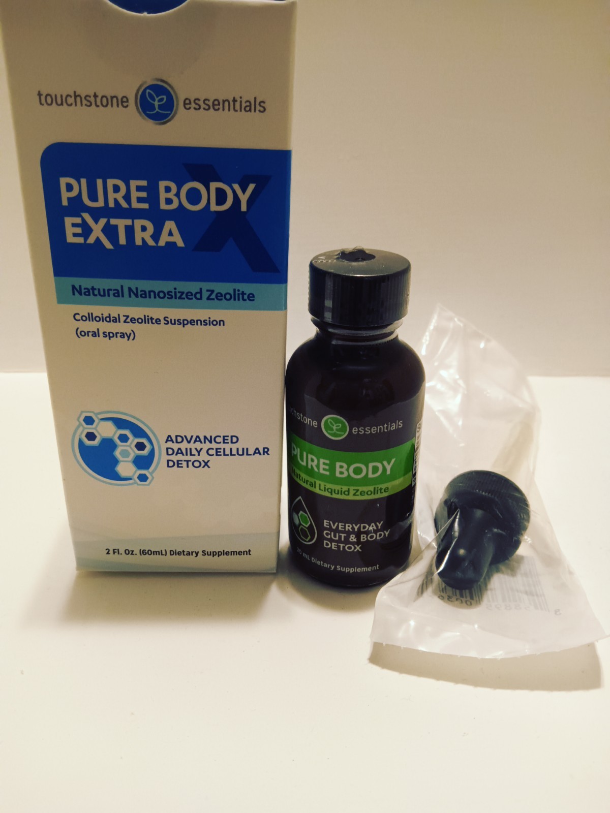 Touchstone Essentials Pure Body Extra Natural Zeolite | 2 Packages | FREE SHIP