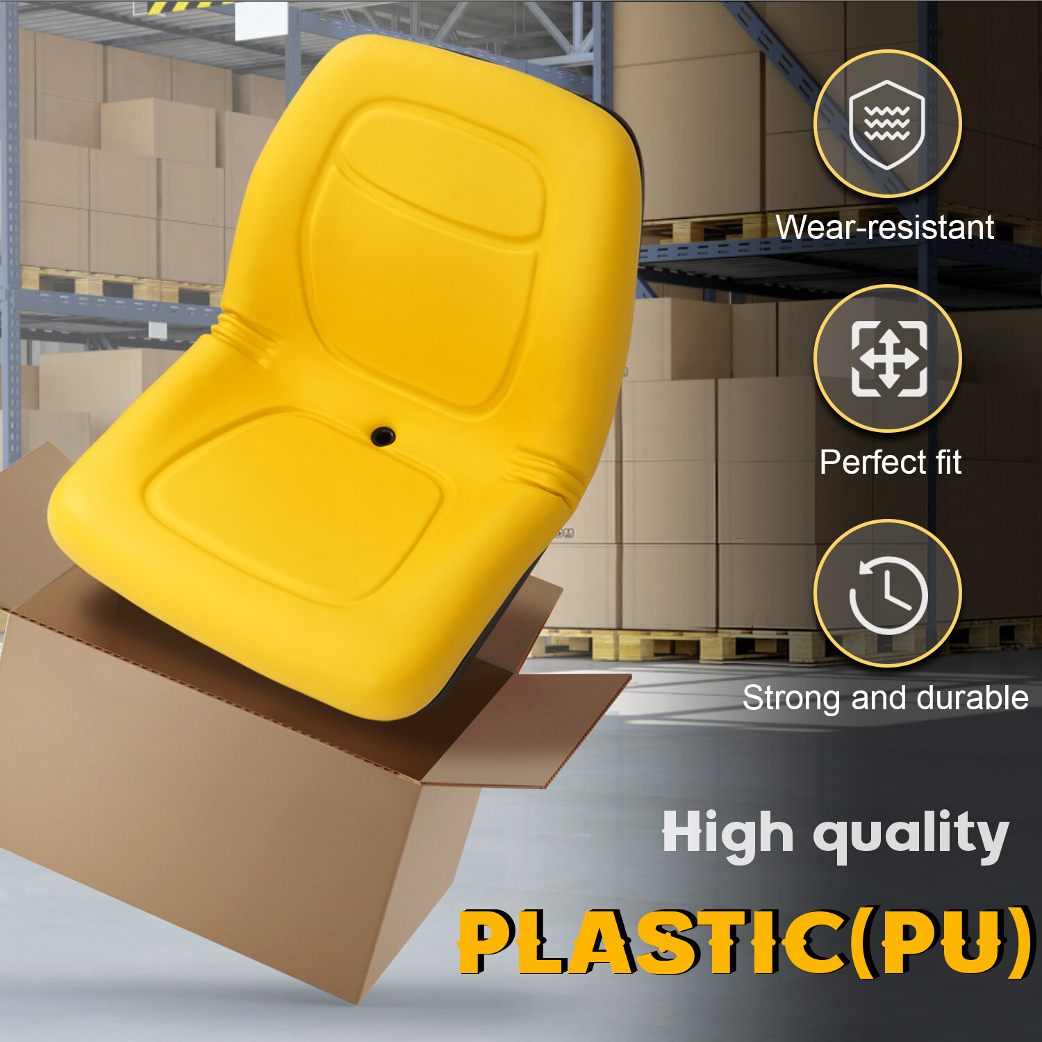 2PCS PU Seat For John Deere Gator 4X2 HPX 4X4 HPX Gator TX Gator TH 6X4 Gator