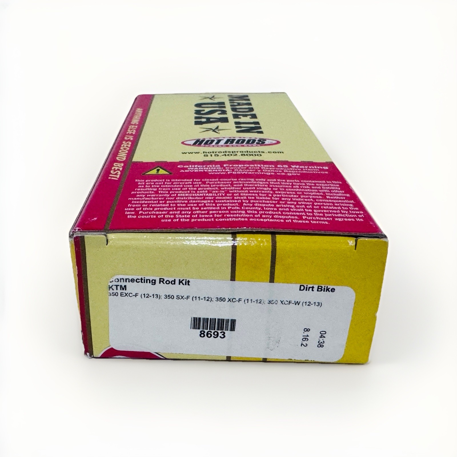 Hot Rods 8693 Connecting Rod Kit For Select KTM 350 EXC-F / SX-F / XC-F / XCF-W