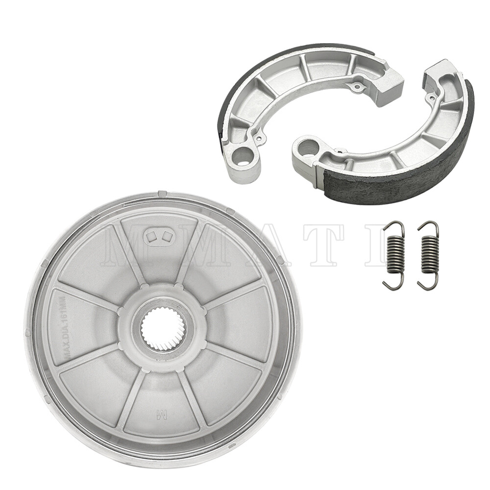 Rear Brake Drum W/Shoes Kit for Honda Rancher 350 TRX350FE/FM/TE/TM 2000-2006