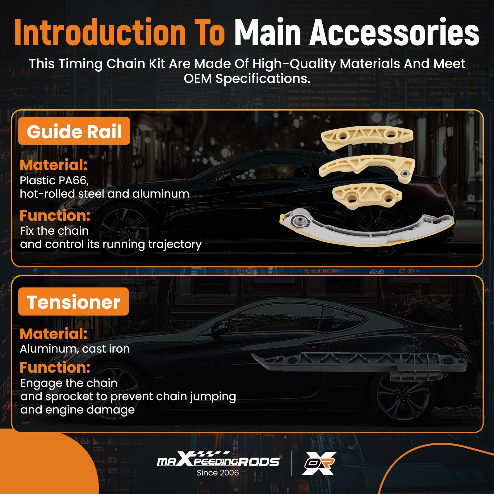 Timing Chain Kit & VVT Selenoid Actuator Oil Water Pump For 09-17 GM 2.4L Ecotec