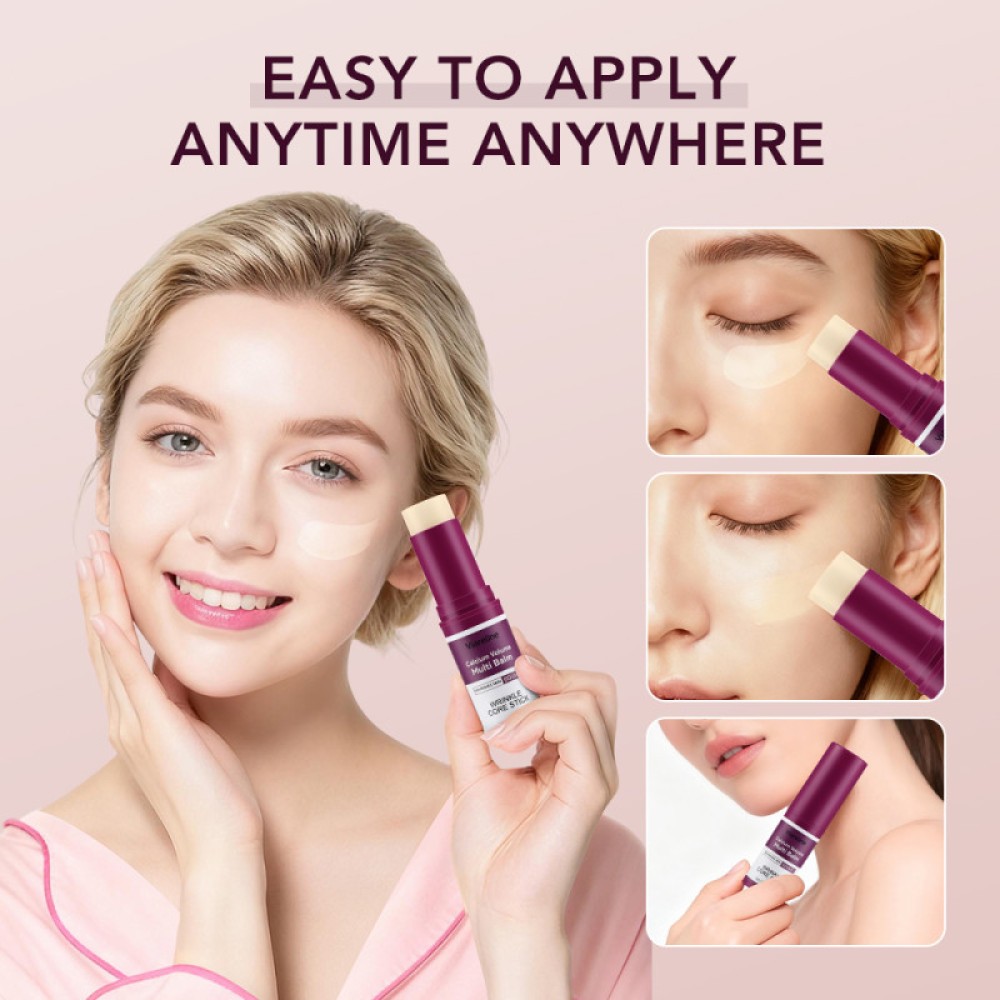 2 Pack Calcium Volume Multi Balm, Wrinkle Core Stick, Hydrating Firm, Anti-aging