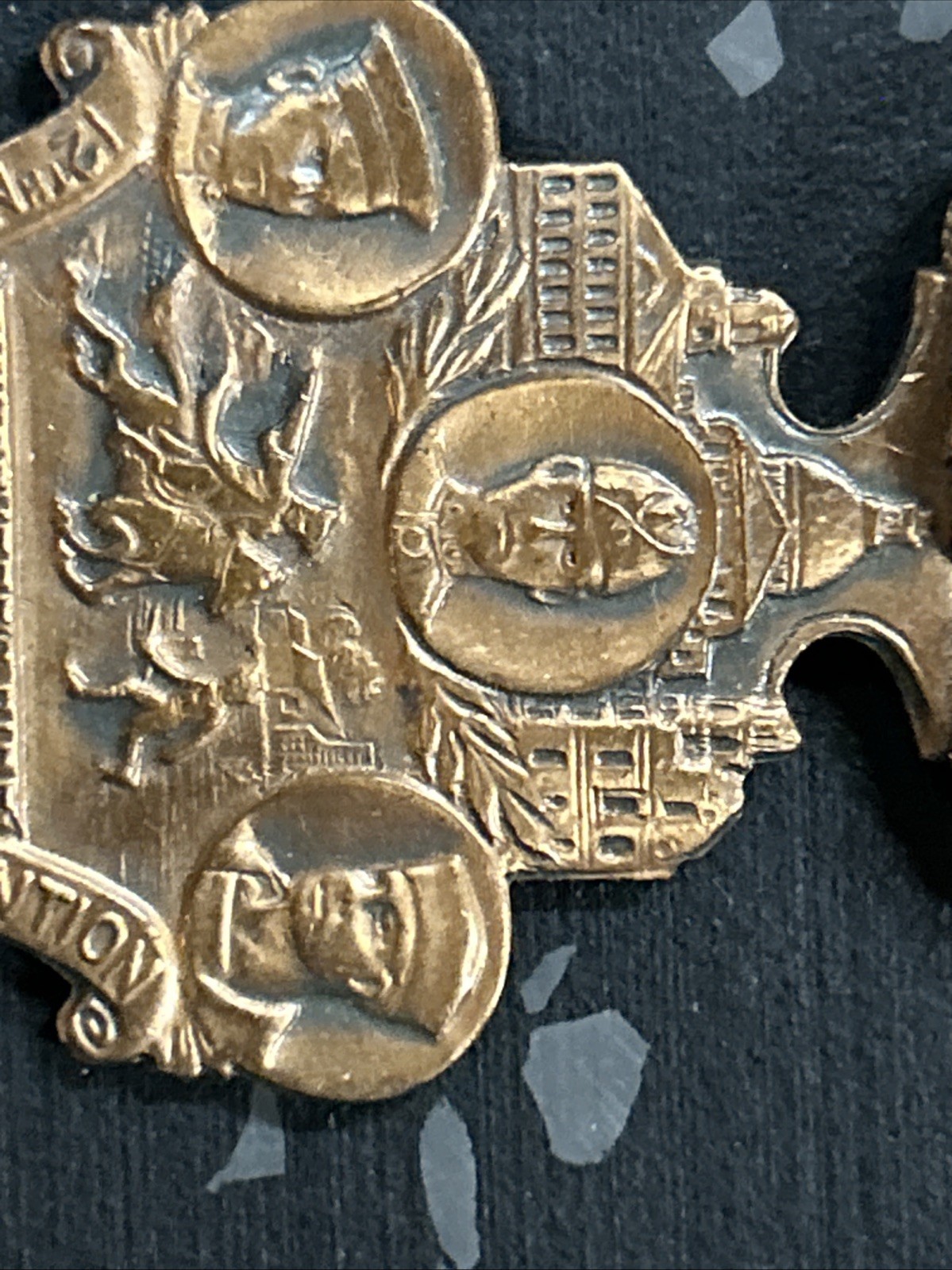 VTG U.S. Military WWII Medals & Pin Bars American Campaign Defense Good Conduct