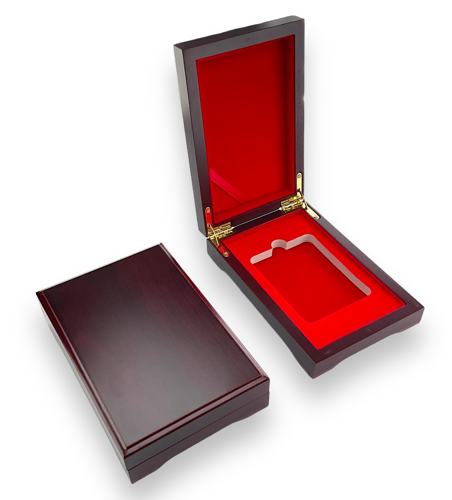 Unbranded Wood Single Coin Storage Box for PCGS Slabs