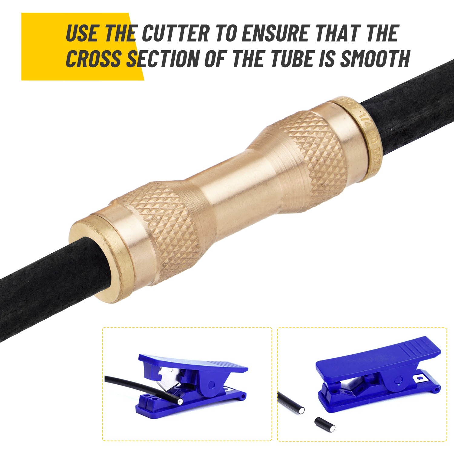 33 DOT Air Brake Line Fittings 1/4" 3/8" 1/2" Push to Connect Fitting Assortment