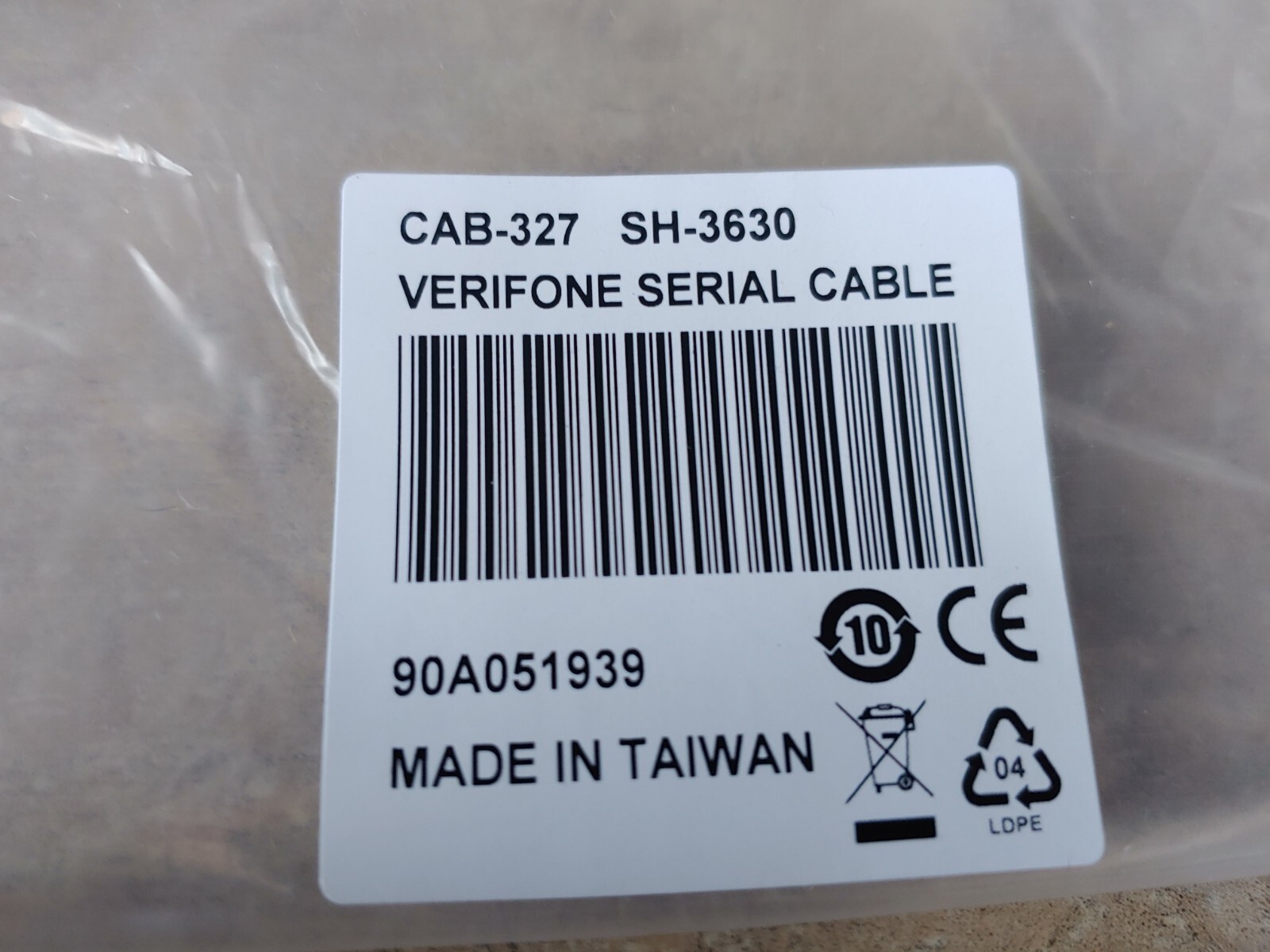 Datalogic Scanner Cable For Verifone Ruby 2, CI, C18 Topaz, XL COM8 RJ50 to RJ45