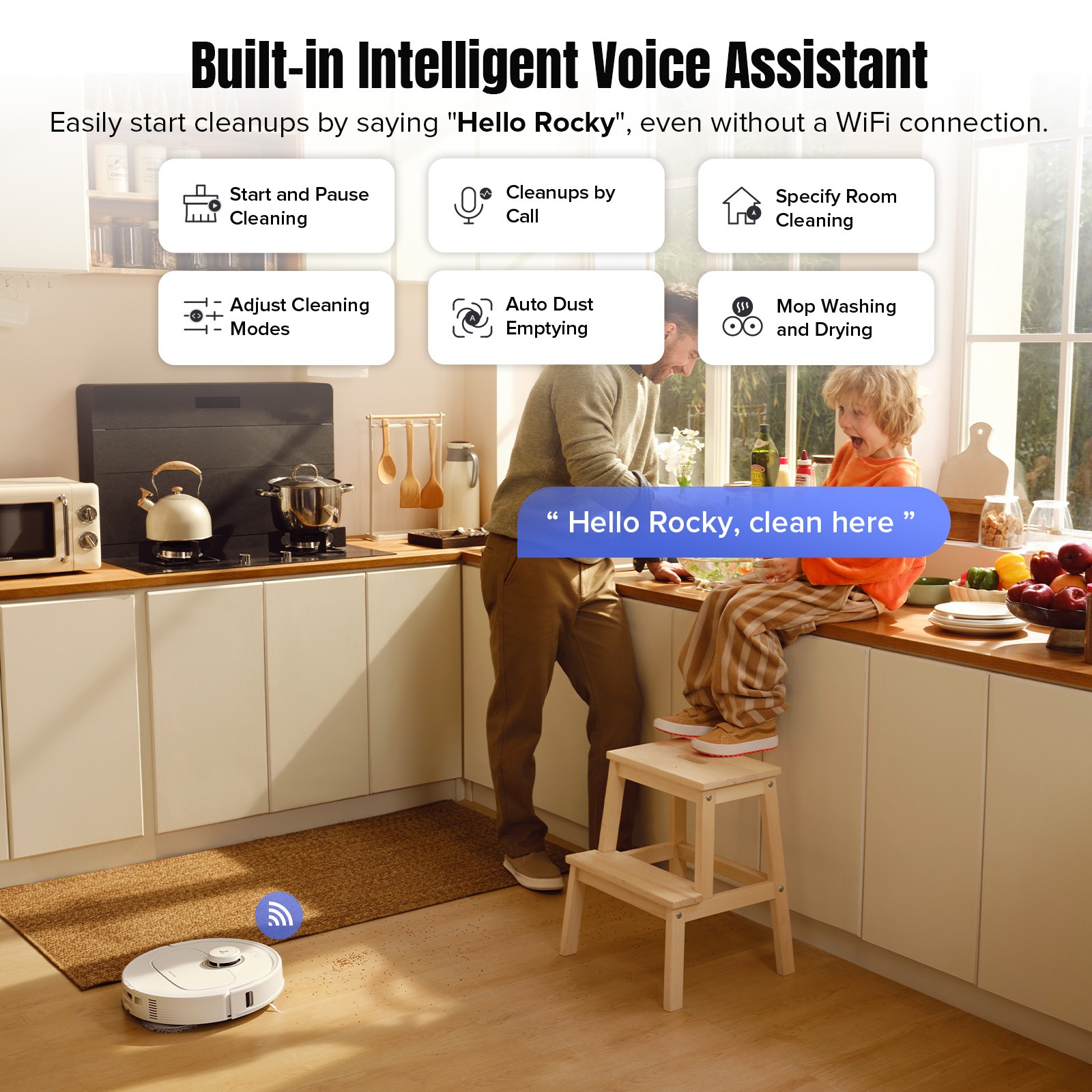 roborock Qrevo MaxV Vacuum Cleaner,Self-Washing & Drying - Certified Refurbished