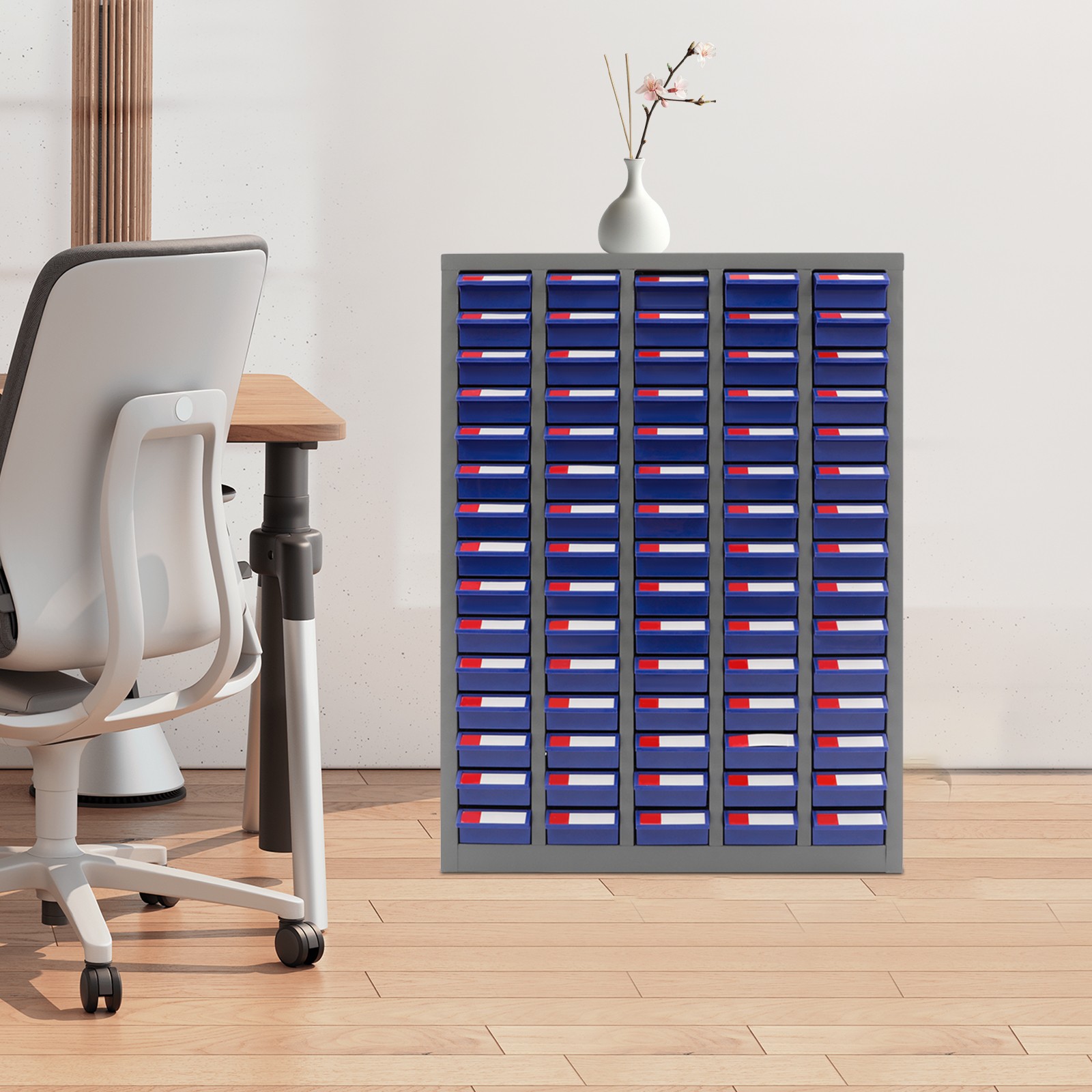 75 Drawers Parts Cabinet Small Steel Nut Tool Storage Cabinet Parts without Door