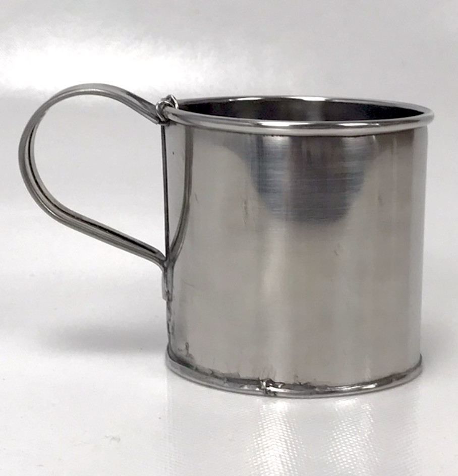 Stainless Steel "Tin" Cup - Two Piece Bottom