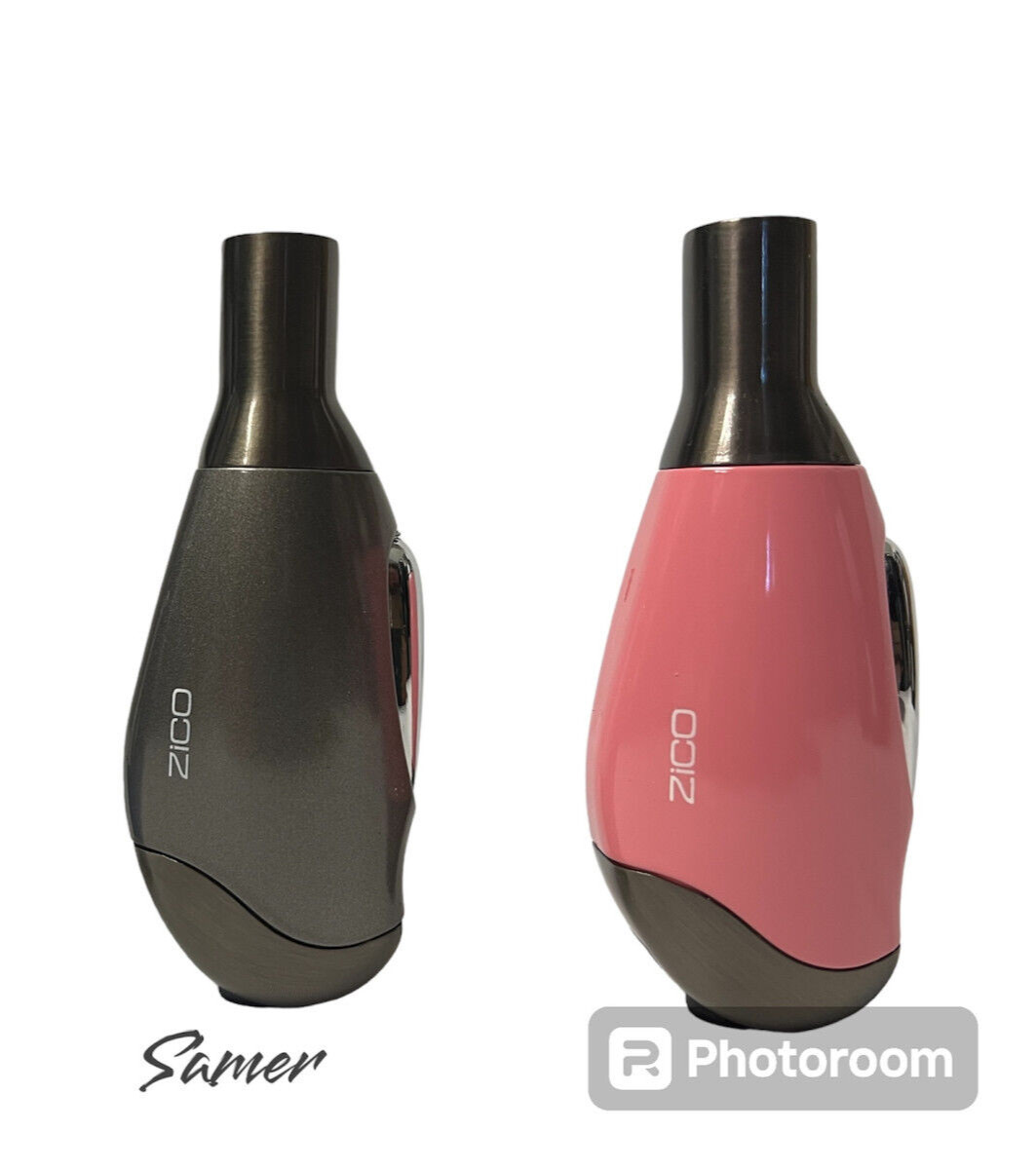 Zico MT06N 4-1/4"  Torch Lighter Metal Butane Refillable 2 pecs ,color may vary