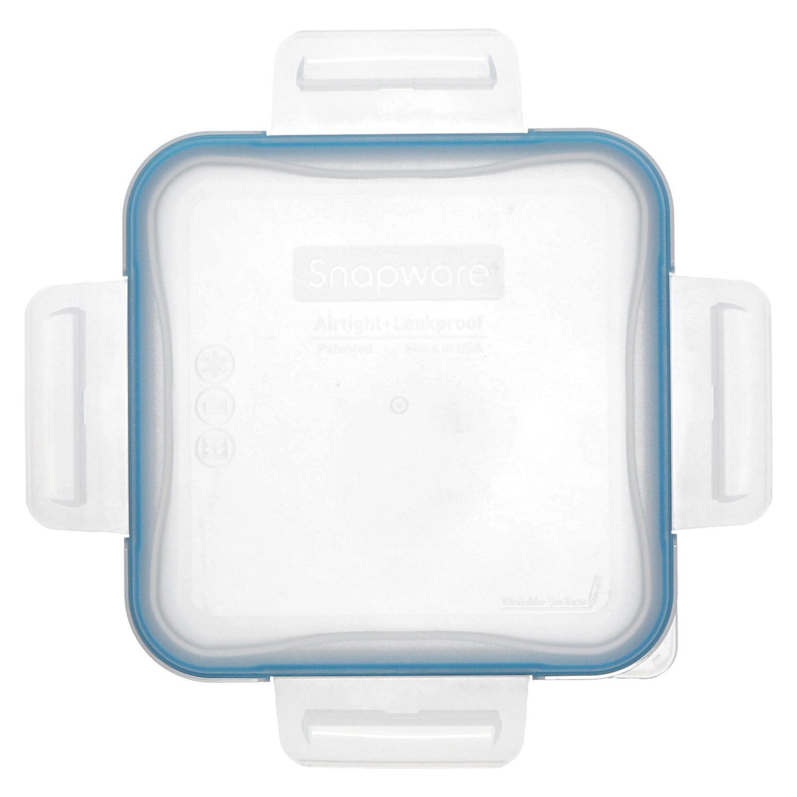 Snapware 8704-PC 4-Cup Total Solutions Lid w/ Blue Spruce Gasket (4-Pack)